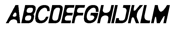 Velumo Italic Font UPPERCASE