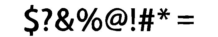 Veluna Sans Regular Font OTHER CHARS