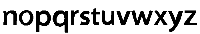 Veluna Sans Regular Font LOWERCASE