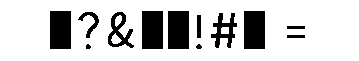 Velvet Arcade Regular Font OTHER CHARS