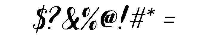 Velvet Bloom Regular Font OTHER CHARS