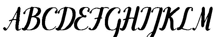 Velvet Bloom Regular Font UPPERCASE