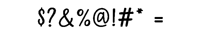 Velvet Blossom Font OTHER CHARS