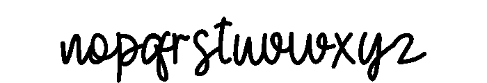 Velvet Blossom Font LOWERCASE