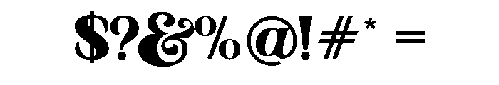 Velvet Carousel Regular Font OTHER CHARS