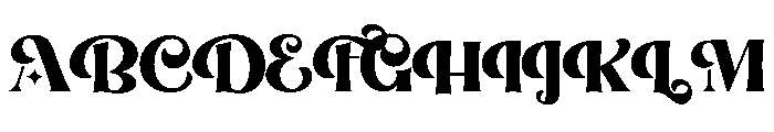Velvet Carousel Regular Font UPPERCASE