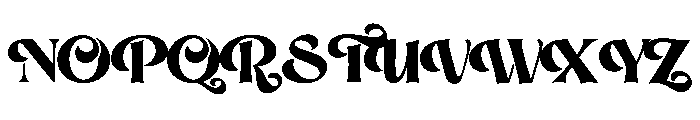 Velvet Carousel Regular Font UPPERCASE