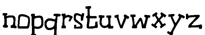 Velvet_Edge Font LOWERCASE