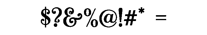 Velvet Flourish Font OTHER CHARS