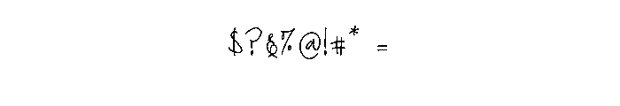 Velvet Horizon Font OTHER CHARS