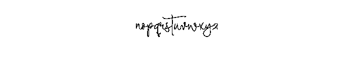 Velvet Horizon Font LOWERCASE