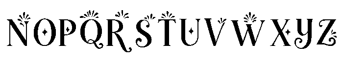 Velvet_Midnight Font UPPERCASE
