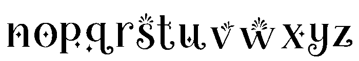 Velvet_Midnight Font LOWERCASE