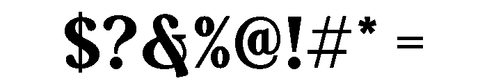 Velvet Oath Regular Font OTHER CHARS