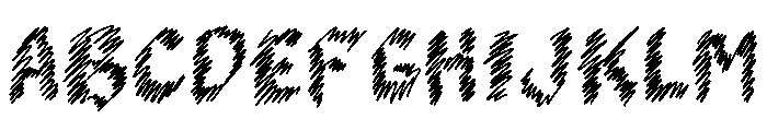 Velvet Scratch Font UPPERCASE
