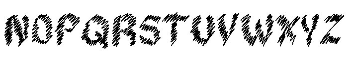 Velvet Scratch Font UPPERCASE