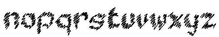 Velvet Scratch Font LOWERCASE