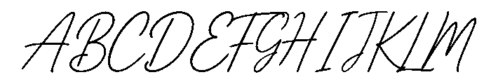 Velvet Signature Font UPPERCASE