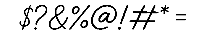 Velvet Willow Font OTHER CHARS