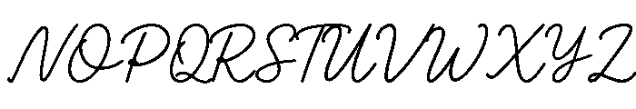 Velvet Willow Font UPPERCASE