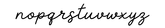 Velvet Willow Font LOWERCASE