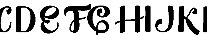 Velvetine Font UPPERCASE