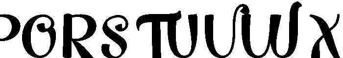Velvetine Font UPPERCASE
