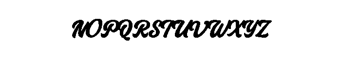 Velvety Vintage Font UPPERCASE