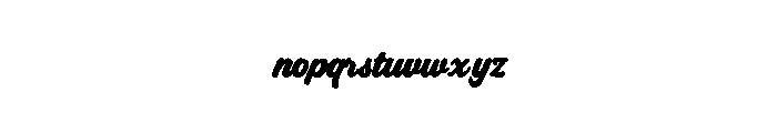 Velvety Vintage Font LOWERCASE