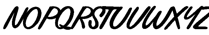 Venadria Signature Regular Font UPPERCASE