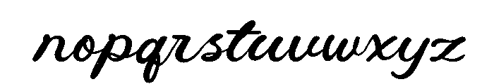 Venadria Signature Regular Font LOWERCASE