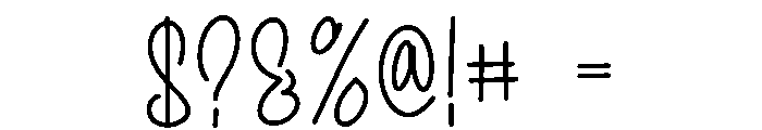 Venadria Font OTHER CHARS
