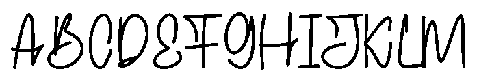 Venadria Font UPPERCASE