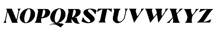 Venary Italic Font UPPERCASE