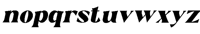 Venary Italic Font LOWERCASE