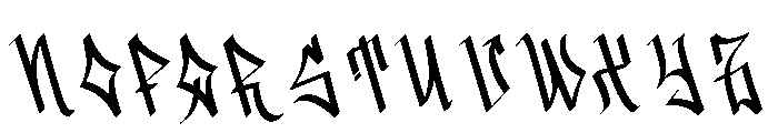 Vendalyx Font UPPERCASE