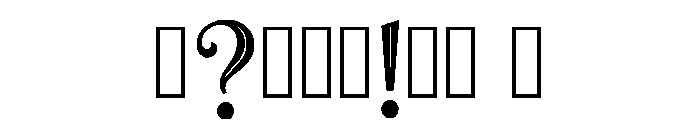 Veneria Regular Font OTHER CHARS