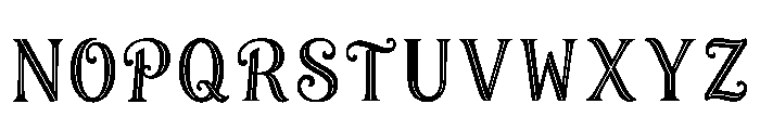 Veneria Regular Font UPPERCASE