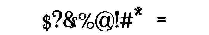 Venetian_Masquerade Font OTHER CHARS