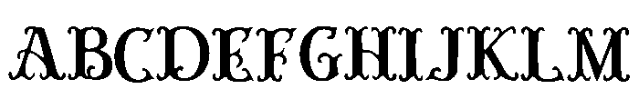 Venetian_Masquerade Font UPPERCASE