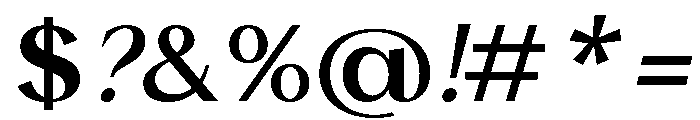 Veneza Regular Font OTHER CHARS