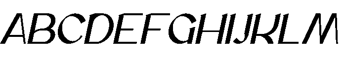 Vengance Italic Font UPPERCASE