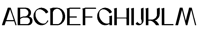Vengance Font UPPERCASE