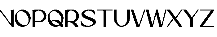 Vengance Font UPPERCASE