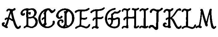 Venice Gothic Font UPPERCASE