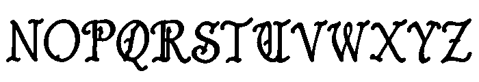 Venice Gothic Font UPPERCASE