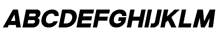Ventaro Black Italic Font UPPERCASE