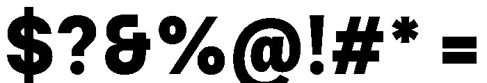 Ventaro Black Font OTHER CHARS