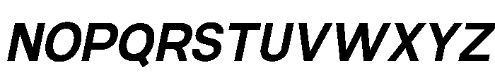 Ventaro Bold Italic Font UPPERCASE