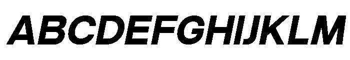 Ventaro Extra Bold Italic Font UPPERCASE